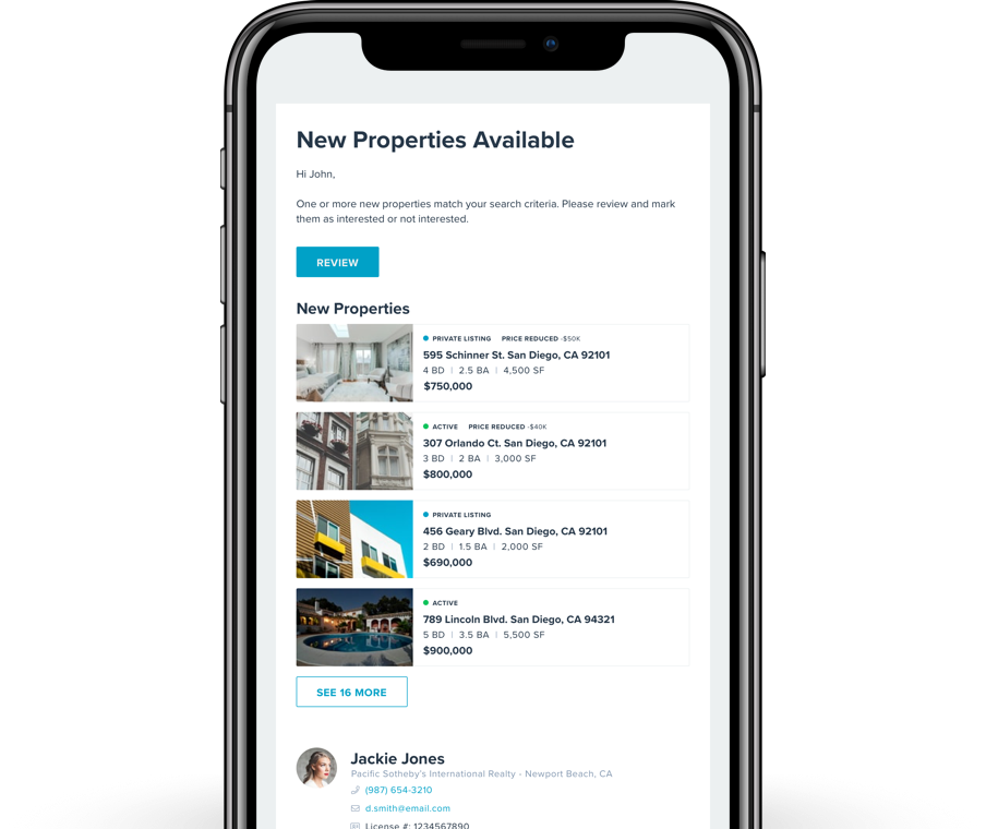 Automated Client Listing Notifications